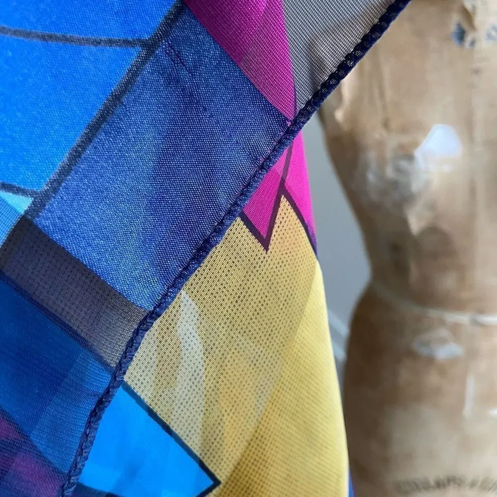 Silky Synthetic Picasso Fine Art Abstract Large Scarf Wrap Shawl - 41